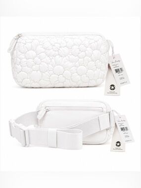 Wildfox White Quilted Floral Puffy Belt/Sling Bag - NWT